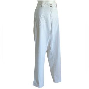 NIKE GOLF High-Waist White Wide-Leg Pants. 12